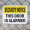 Signmission This Door Is Alarmed OSHA Security Notice Sign, Plastic, 10in W x 7in L, 2PK OS-2PACK-SN-P-710-L-11652 - alternate 7